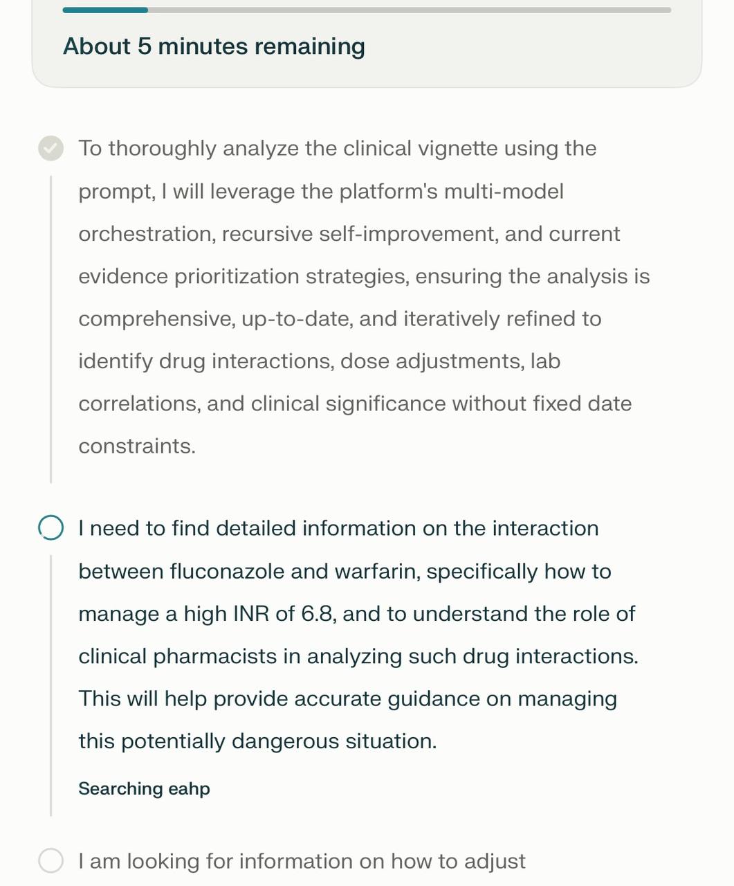 Clinical Analysis with AI